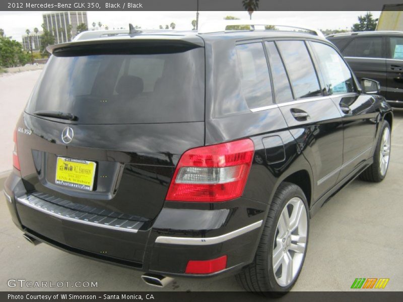 Black / Black 2012 Mercedes-Benz GLK 350