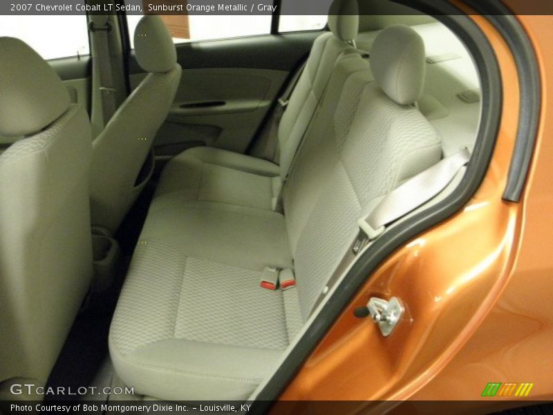 Sunburst Orange Metallic / Gray 2007 Chevrolet Cobalt LT Sedan