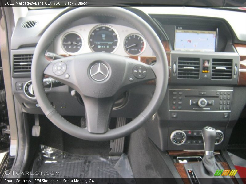 Black / Black 2012 Mercedes-Benz GLK 350