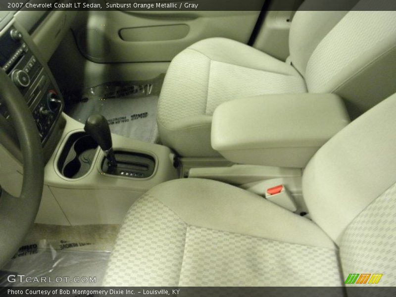 Sunburst Orange Metallic / Gray 2007 Chevrolet Cobalt LT Sedan