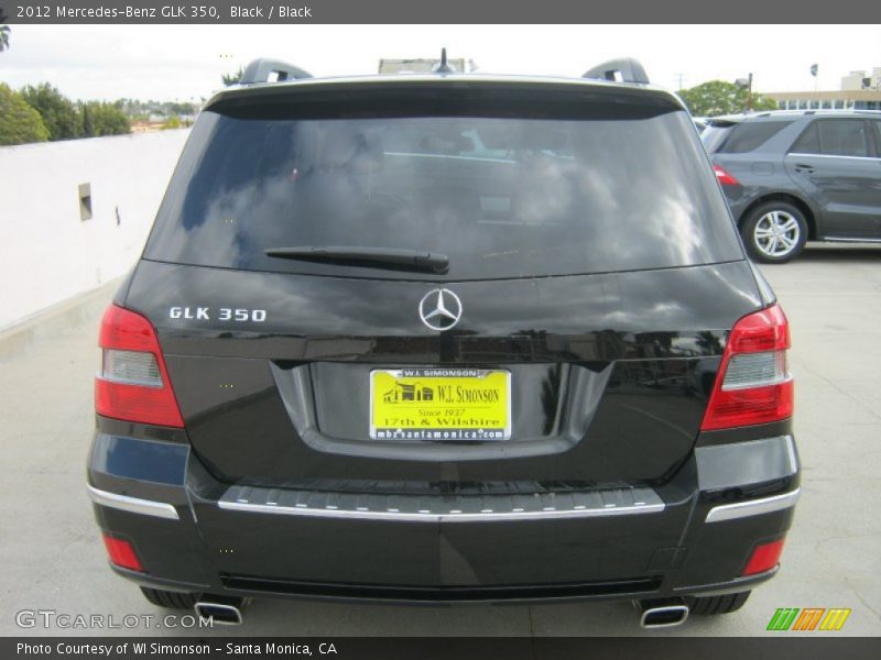 Black / Black 2012 Mercedes-Benz GLK 350