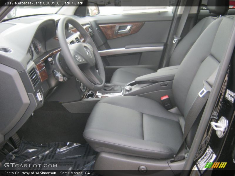 Black / Black 2012 Mercedes-Benz GLK 350