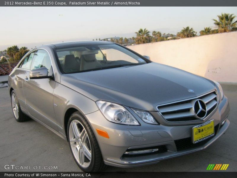 Palladium Silver Metallic / Almond/Mocha 2012 Mercedes-Benz E 350 Coupe