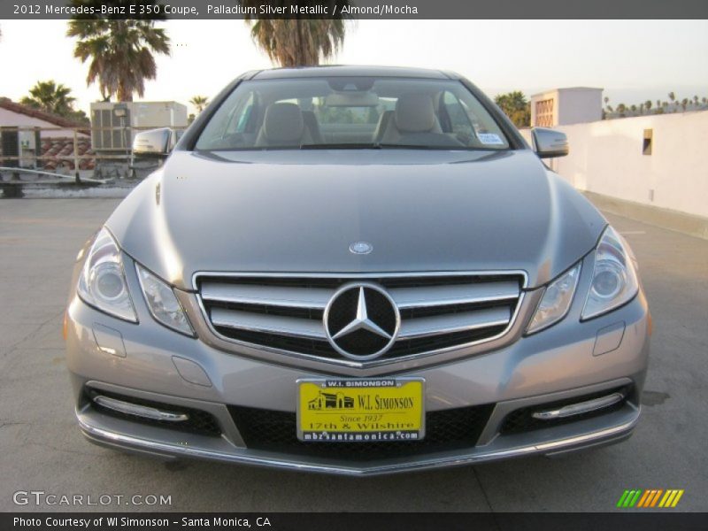 Palladium Silver Metallic / Almond/Mocha 2012 Mercedes-Benz E 350 Coupe