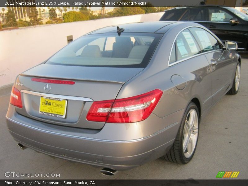 Palladium Silver Metallic / Almond/Mocha 2012 Mercedes-Benz E 350 Coupe