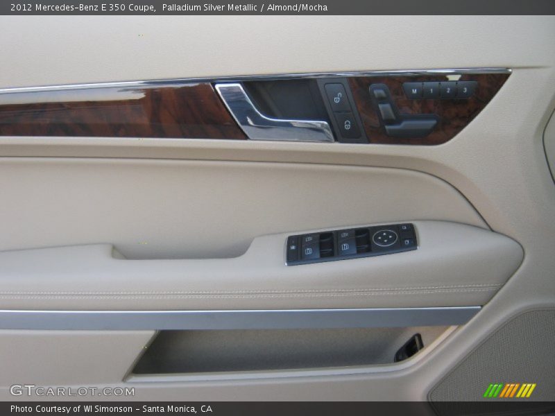 Palladium Silver Metallic / Almond/Mocha 2012 Mercedes-Benz E 350 Coupe