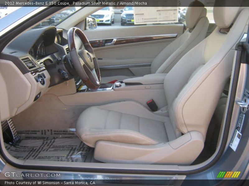 Palladium Silver Metallic / Almond/Mocha 2012 Mercedes-Benz E 350 Coupe