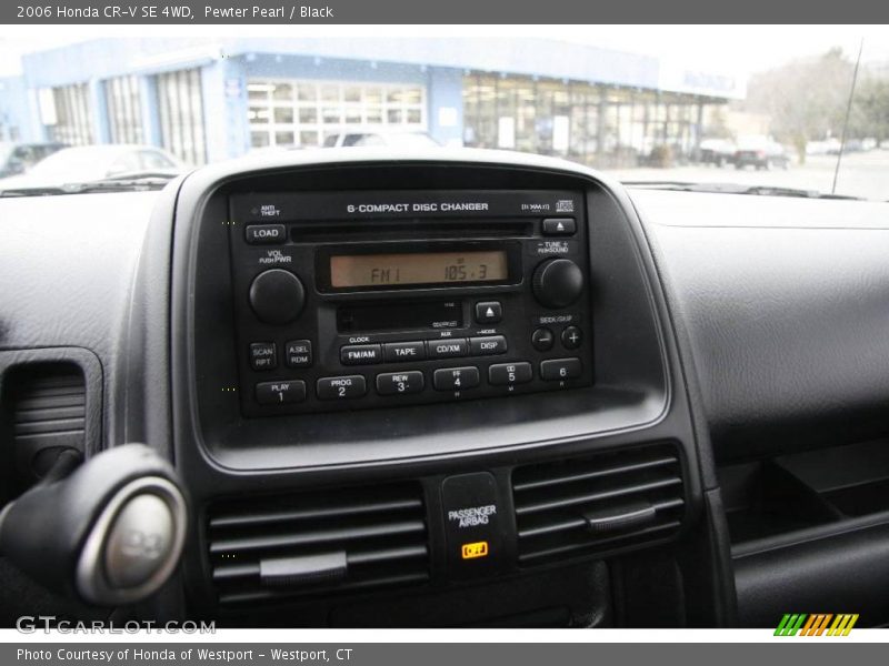 Pewter Pearl / Black 2006 Honda CR-V SE 4WD