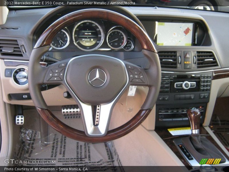 Palladium Silver Metallic / Almond/Mocha 2012 Mercedes-Benz E 350 Coupe