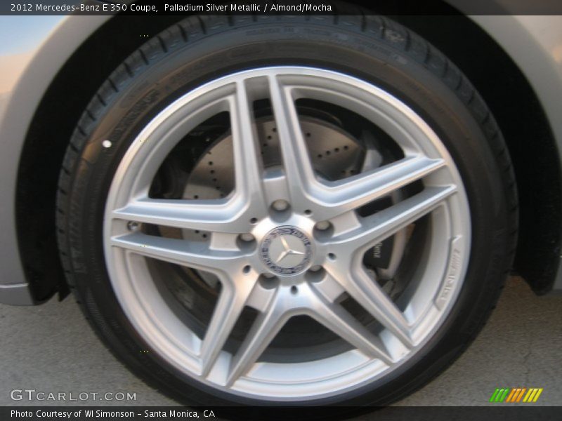 Palladium Silver Metallic / Almond/Mocha 2012 Mercedes-Benz E 350 Coupe