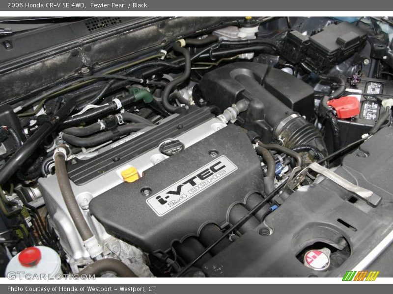 Pewter Pearl / Black 2006 Honda CR-V SE 4WD