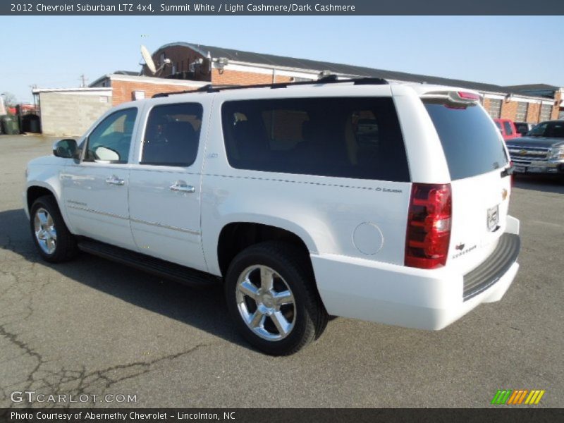 Summit White / Light Cashmere/Dark Cashmere 2012 Chevrolet Suburban LTZ 4x4