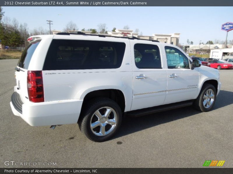 Summit White / Light Cashmere/Dark Cashmere 2012 Chevrolet Suburban LTZ 4x4
