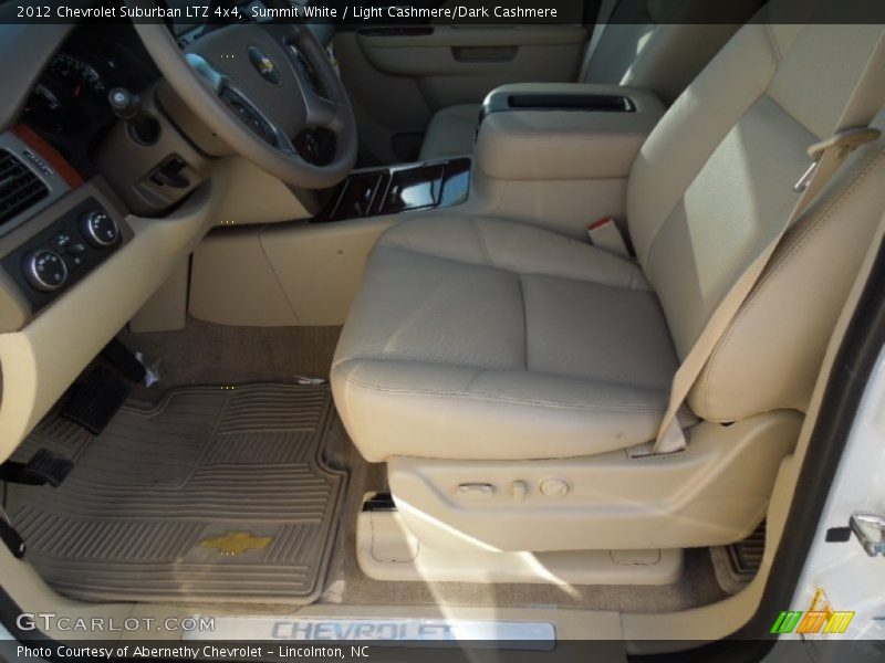 Summit White / Light Cashmere/Dark Cashmere 2012 Chevrolet Suburban LTZ 4x4