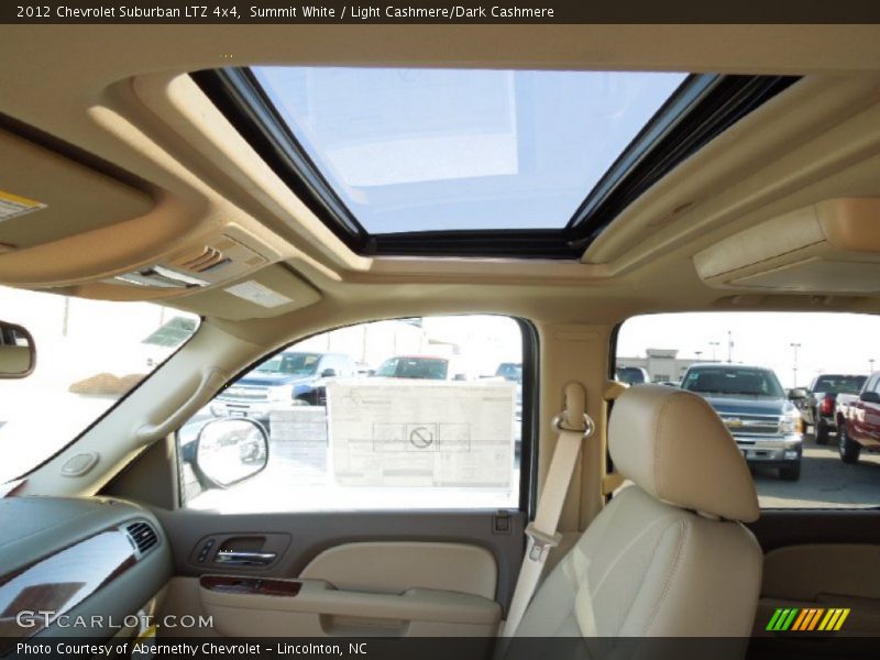 Summit White / Light Cashmere/Dark Cashmere 2012 Chevrolet Suburban LTZ 4x4