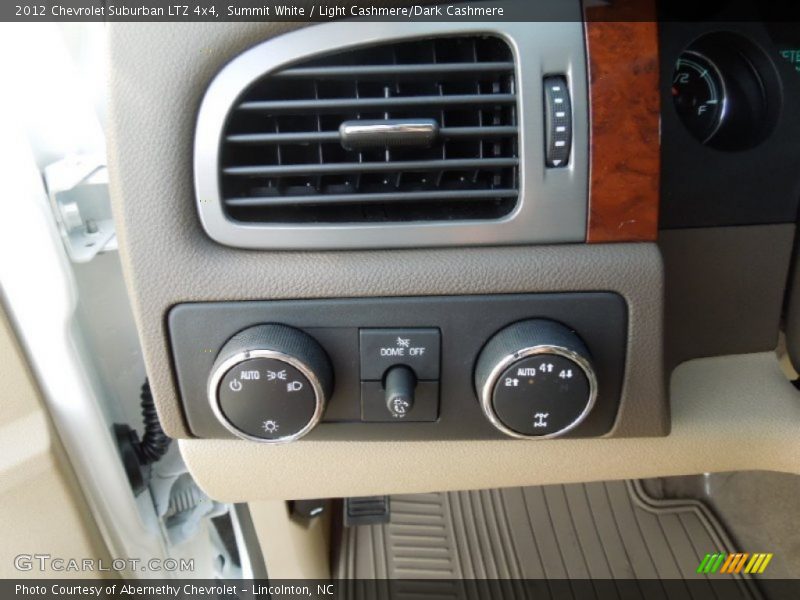 Summit White / Light Cashmere/Dark Cashmere 2012 Chevrolet Suburban LTZ 4x4