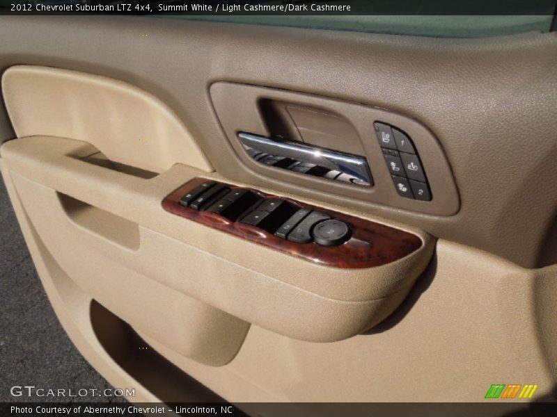 Summit White / Light Cashmere/Dark Cashmere 2012 Chevrolet Suburban LTZ 4x4