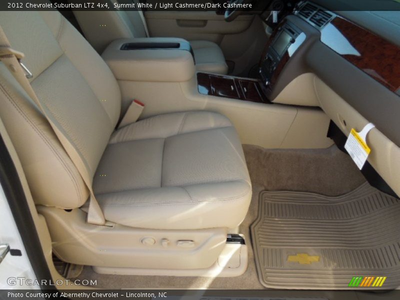 Summit White / Light Cashmere/Dark Cashmere 2012 Chevrolet Suburban LTZ 4x4