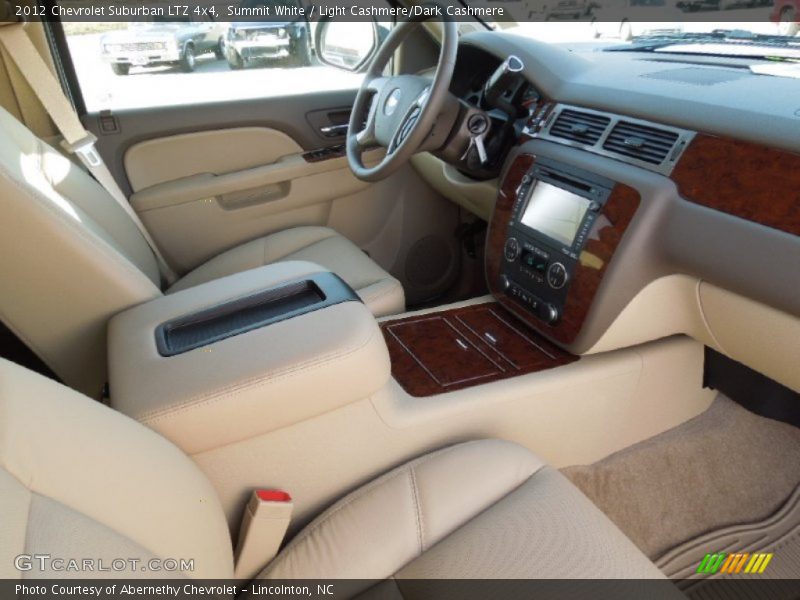 Summit White / Light Cashmere/Dark Cashmere 2012 Chevrolet Suburban LTZ 4x4
