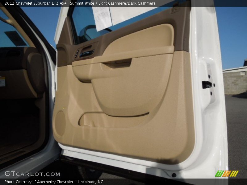 Summit White / Light Cashmere/Dark Cashmere 2012 Chevrolet Suburban LTZ 4x4