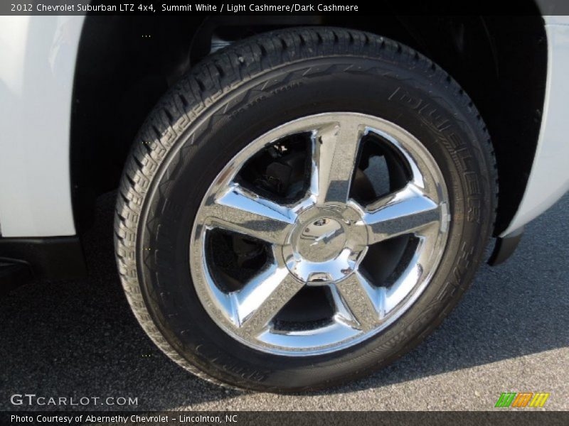 Summit White / Light Cashmere/Dark Cashmere 2012 Chevrolet Suburban LTZ 4x4
