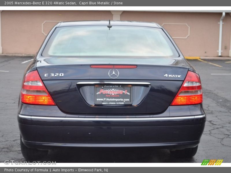 Capri Blue Metallic / Stone 2005 Mercedes-Benz E 320 4Matic Sedan