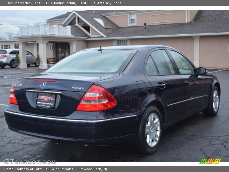 Capri Blue Metallic / Stone 2005 Mercedes-Benz E 320 4Matic Sedan