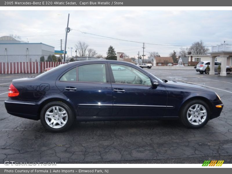 Capri Blue Metallic / Stone 2005 Mercedes-Benz E 320 4Matic Sedan