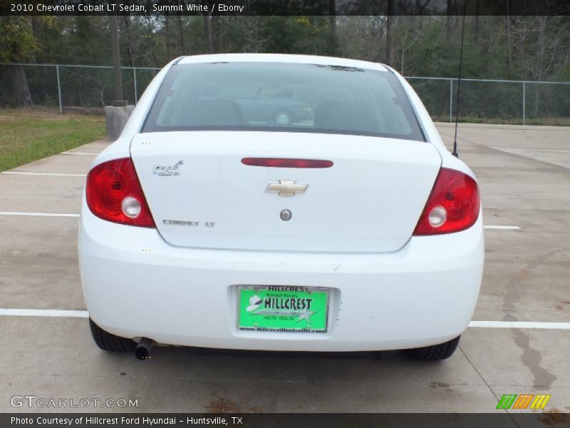 Summit White / Ebony 2010 Chevrolet Cobalt LT Sedan