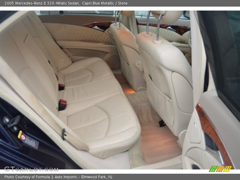 Capri Blue Metallic / Stone 2005 Mercedes-Benz E 320 4Matic Sedan