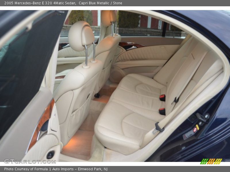 Capri Blue Metallic / Stone 2005 Mercedes-Benz E 320 4Matic Sedan