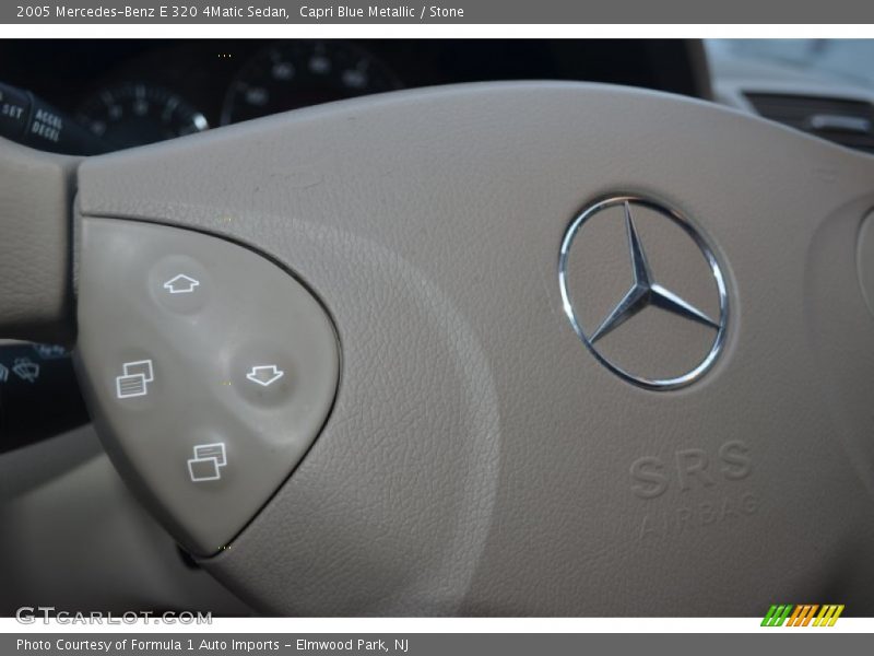 Capri Blue Metallic / Stone 2005 Mercedes-Benz E 320 4Matic Sedan