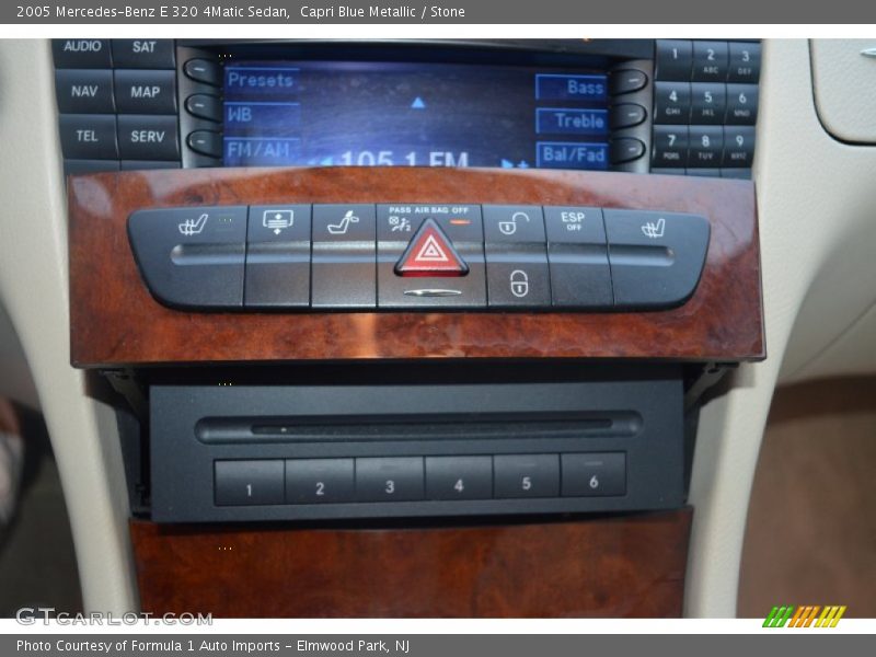 Capri Blue Metallic / Stone 2005 Mercedes-Benz E 320 4Matic Sedan