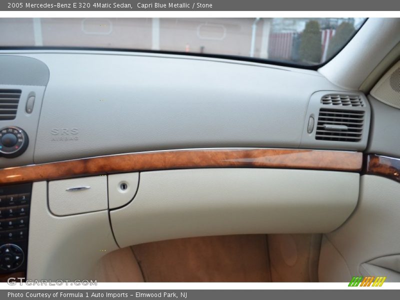 Capri Blue Metallic / Stone 2005 Mercedes-Benz E 320 4Matic Sedan