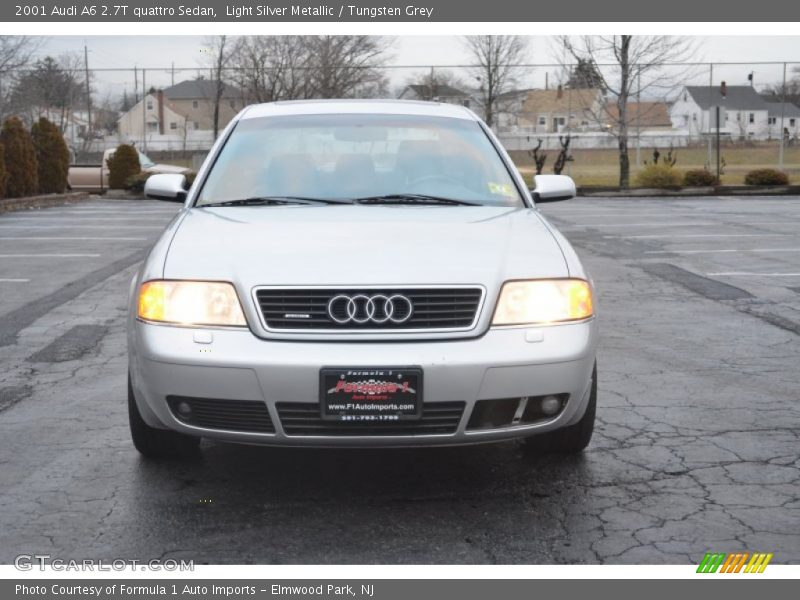 Light Silver Metallic / Tungsten Grey 2001 Audi A6 2.7T quattro Sedan