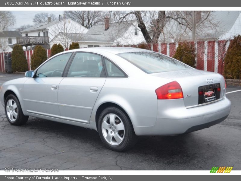 Light Silver Metallic / Tungsten Grey 2001 Audi A6 2.7T quattro Sedan