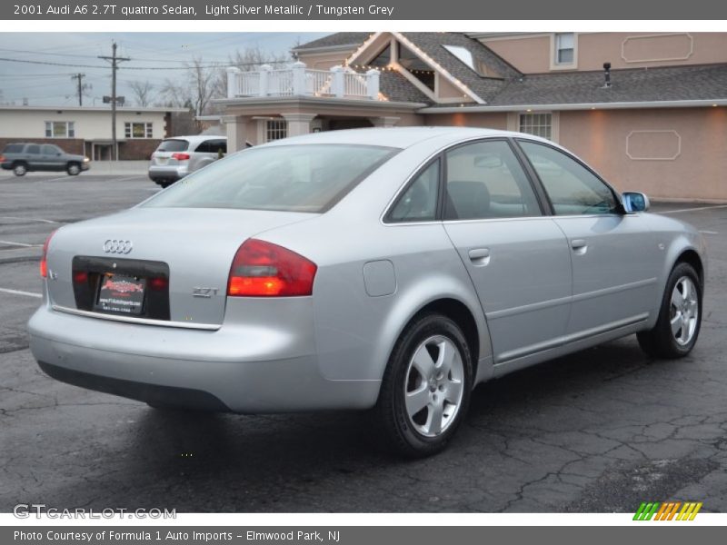 Light Silver Metallic / Tungsten Grey 2001 Audi A6 2.7T quattro Sedan