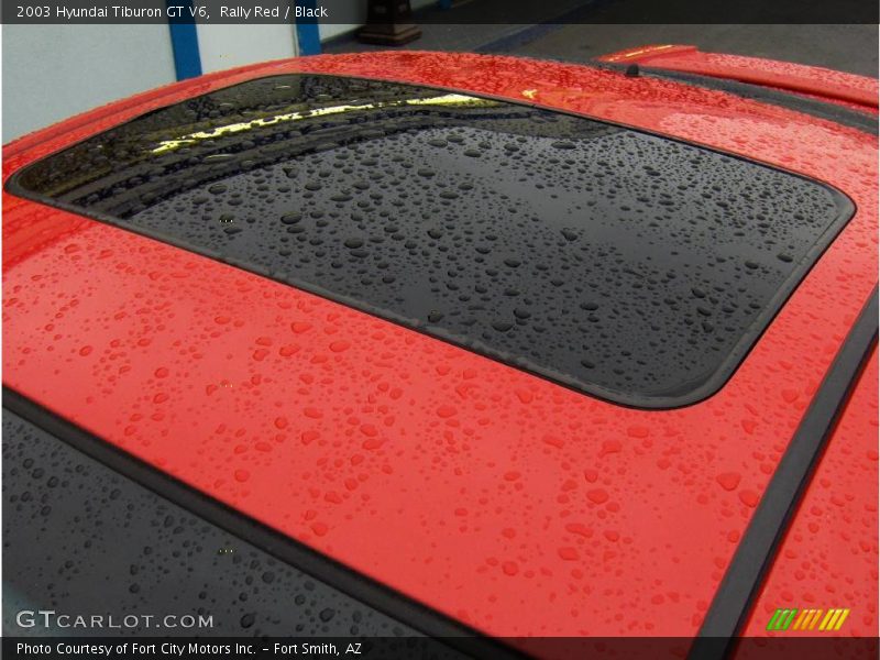 Rally Red / Black 2003 Hyundai Tiburon GT V6