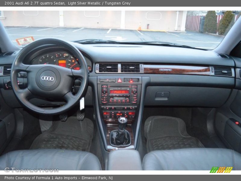 Light Silver Metallic / Tungsten Grey 2001 Audi A6 2.7T quattro Sedan