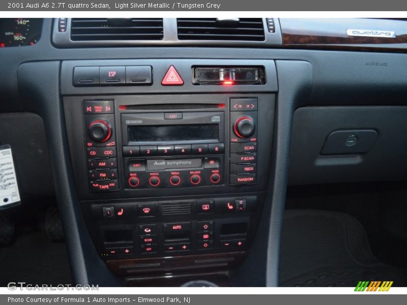 Light Silver Metallic / Tungsten Grey 2001 Audi A6 2.7T quattro Sedan