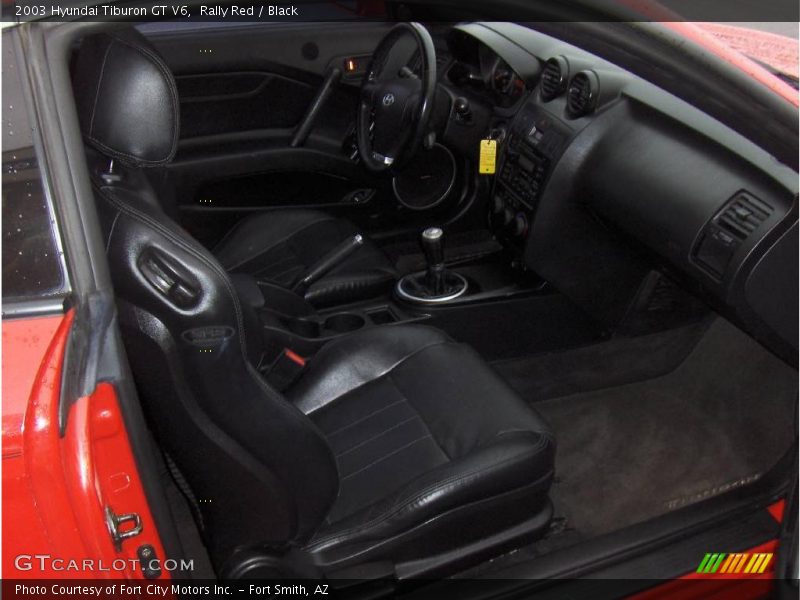 Rally Red / Black 2003 Hyundai Tiburon GT V6