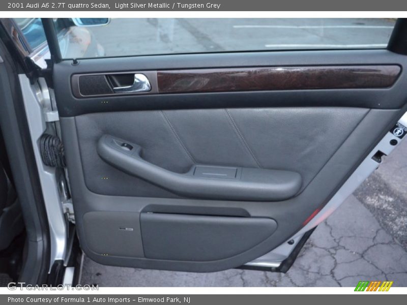Light Silver Metallic / Tungsten Grey 2001 Audi A6 2.7T quattro Sedan