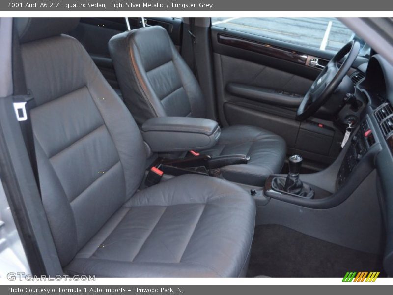 Light Silver Metallic / Tungsten Grey 2001 Audi A6 2.7T quattro Sedan