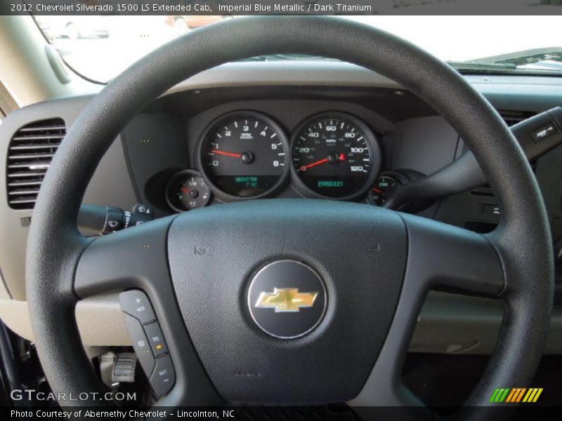 Imperial Blue Metallic / Dark Titanium 2012 Chevrolet Silverado 1500 LS Extended Cab