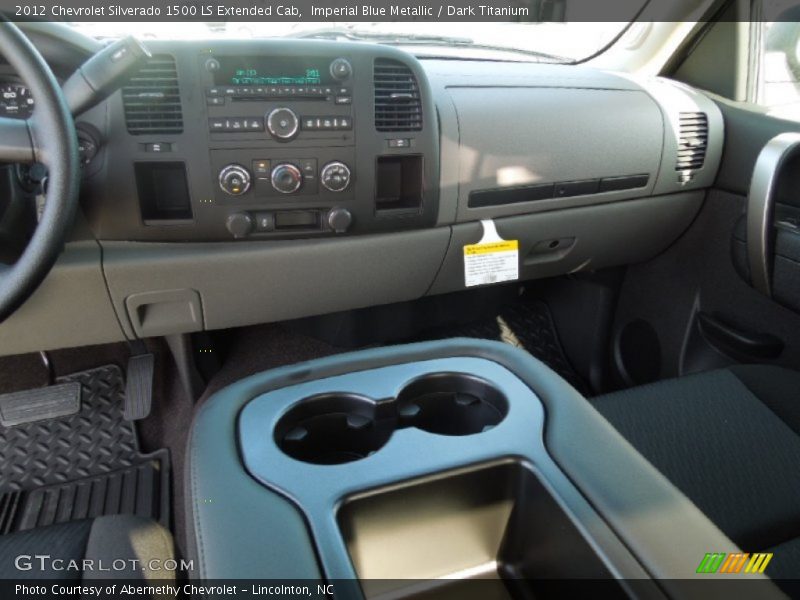 Imperial Blue Metallic / Dark Titanium 2012 Chevrolet Silverado 1500 LS Extended Cab