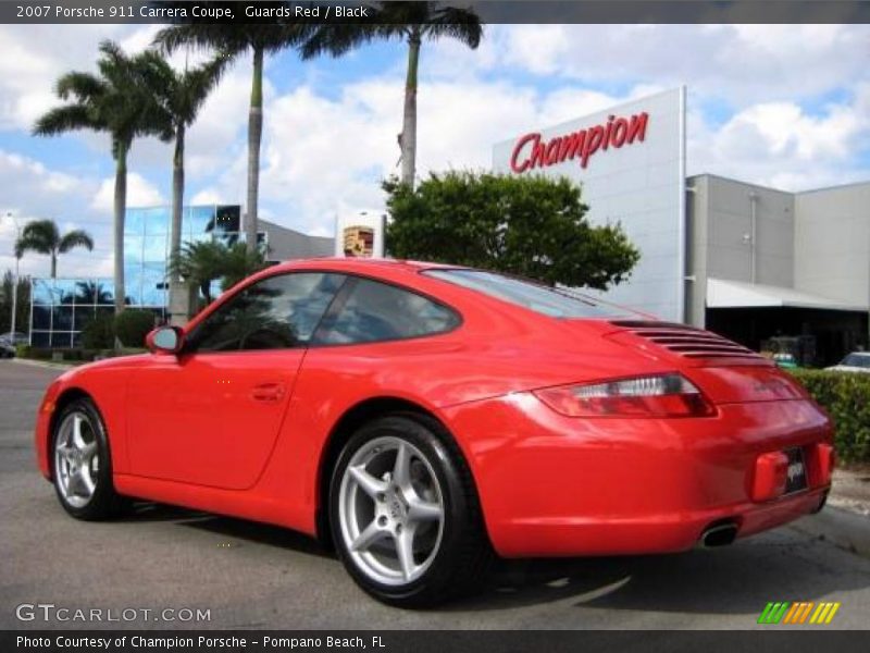 Guards Red / Black 2007 Porsche 911 Carrera Coupe
