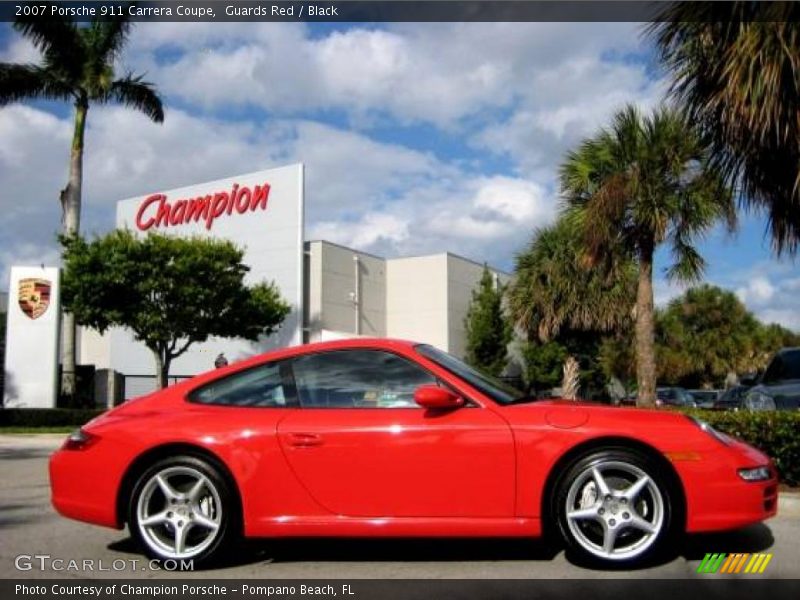Guards Red / Black 2007 Porsche 911 Carrera Coupe