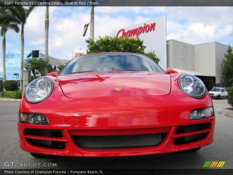 Guards Red / Black 2007 Porsche 911 Carrera Coupe