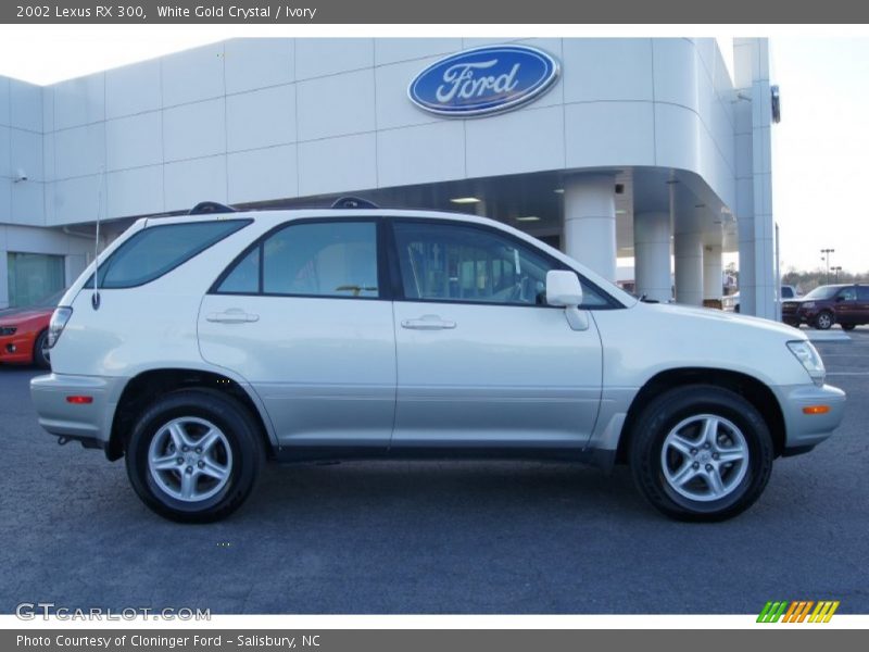 White Gold Crystal / Ivory 2002 Lexus RX 300