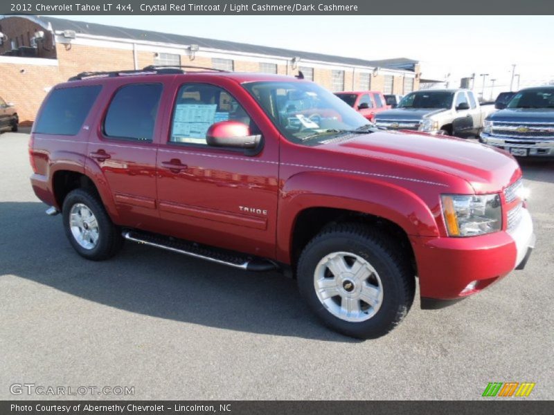 Crystal Red Tintcoat / Light Cashmere/Dark Cashmere 2012 Chevrolet Tahoe LT 4x4